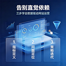 铁岭建站-告别直觉依赖：三步学会数据驱动网站运营