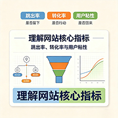 西丰建站-理解网站核心指标：跳出率、转化率与用户粘性
