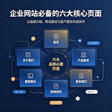 清河建站-企业网站必备的六大核心页面
