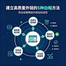 清河建站-建立高质量外链的5种白帽方法